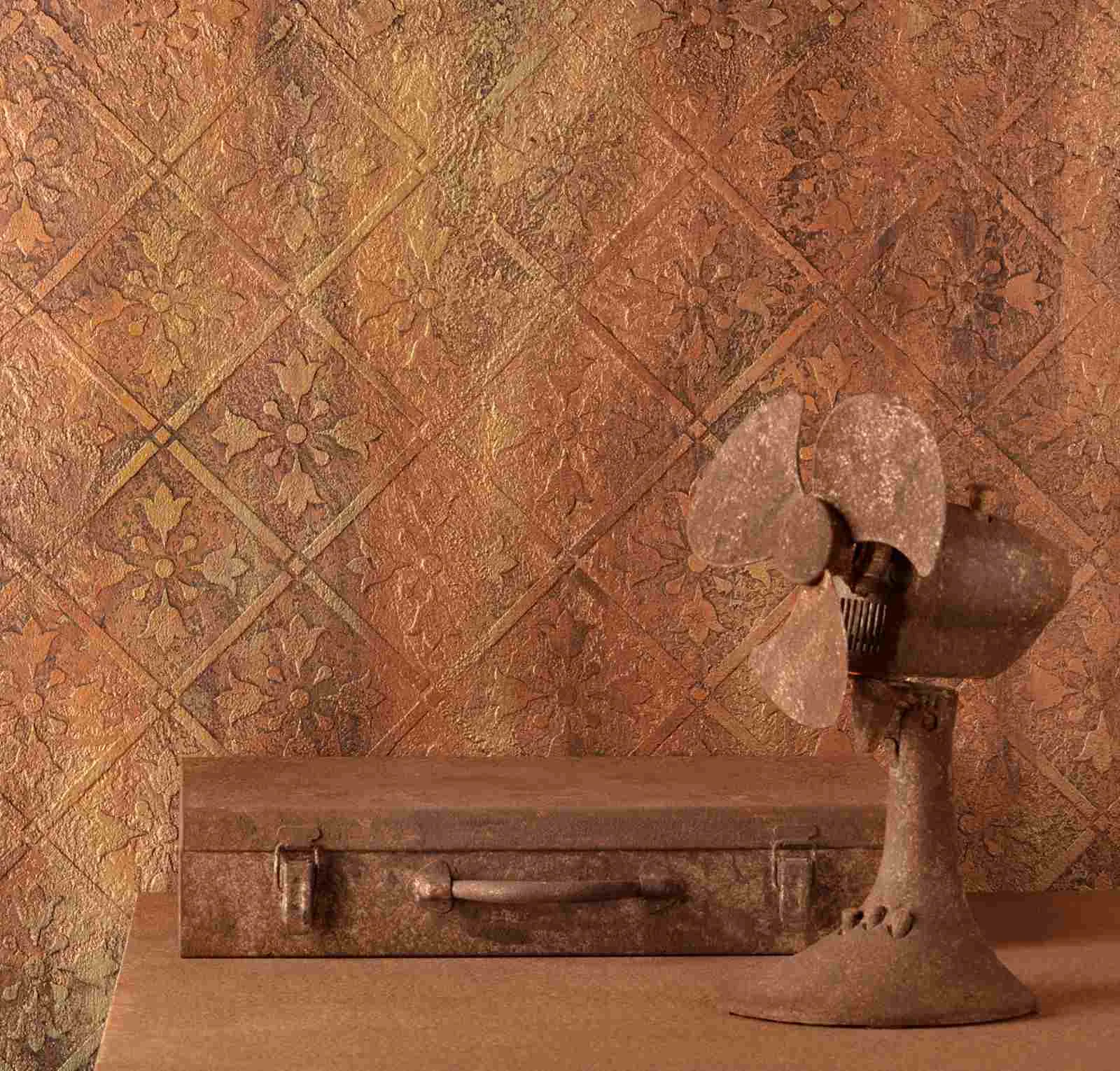 OXYDA STENCIL + RUST PAINT
